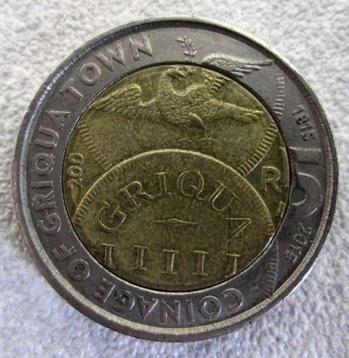 Griqua Town 1815 - 2015 Commemorative R5 Coin