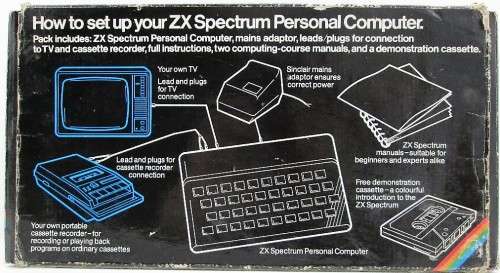 FANTASTIC 1984 SINCLAIR ZX SPECTRUM COMPUTER, BOXED & WORKING + 3 TAPES