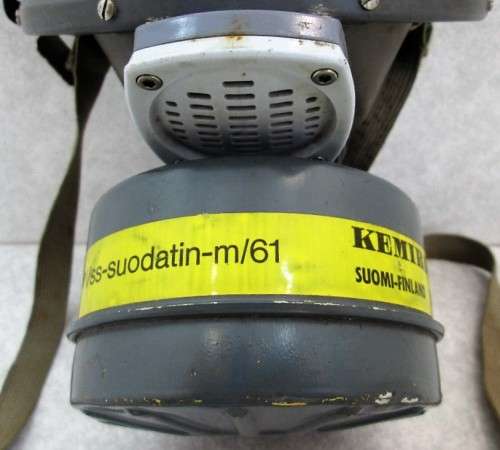 Vintage 1975 Gas Mask - Finland