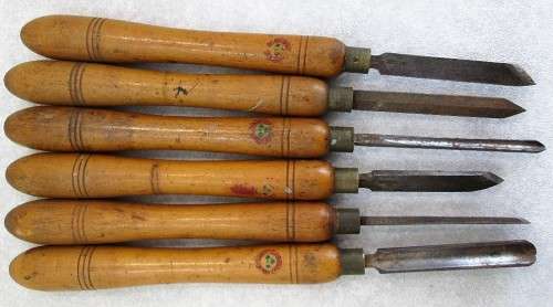 6X Marples Chisels - Average Length 32cm