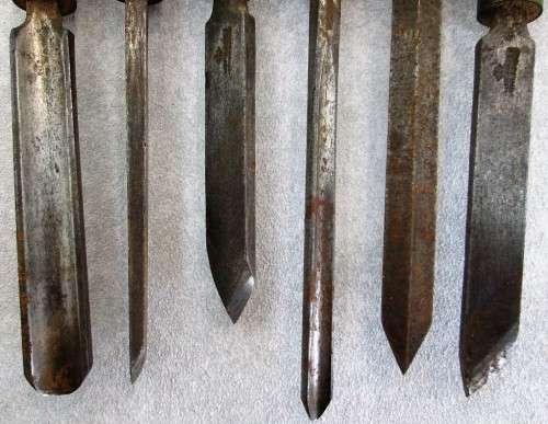 6X Marples Chisels - Average Length 32cm