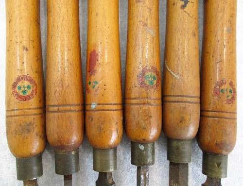 6X Marples Chisels - Average Length 32cm