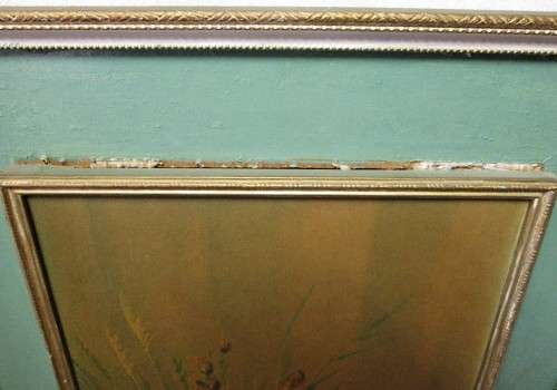 Popular Retro Kitsch Framed Vernon Ward Flamingo Prints - Total Size: 91cm/40cm