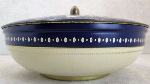 Decorative Tin Container Made In West Germany - 20,5cm/7cm