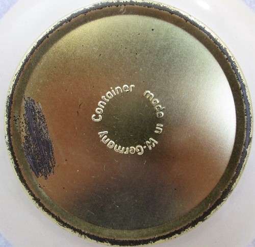 Decorative Tin Container Made In West Germany - 20,5cm/7cm