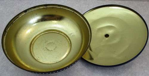 Decorative Tin Container Made In West Germany - 20,5cm/7cm