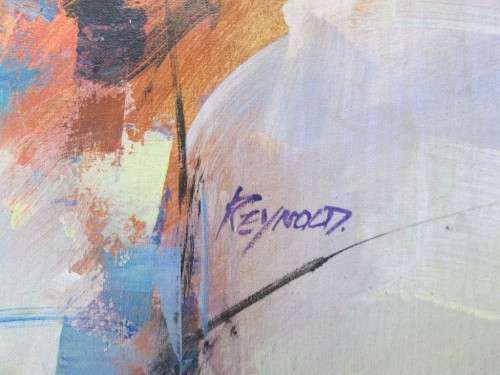 Attractive Original Oil Painting On Board, Signed Reynold - 89cm/59cm