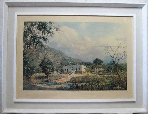 Beautiful Vintage Gabriel De Jongh Print - Boekenhoutfontein -Frame: 80,5cm/62cm; Picture: 58cm/38cm