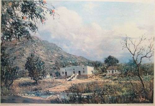Beautiful Vintage Gabriel De Jongh Print - Boekenhoutfontein -Frame: 80,5cm/62cm; Picture: 58cm/38cm