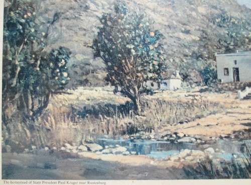 Beautiful Vintage Gabriel De Jongh Print - Boekenhoutfontein -Frame: 80,5cm/62cm; Picture: 58cm/38cm