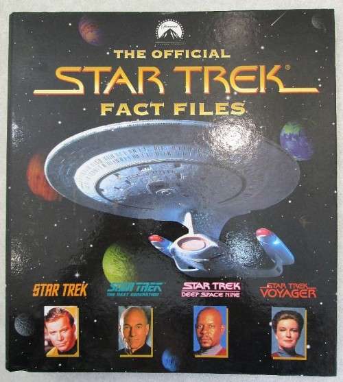 The Official Star Trek Fact Files File (Section 1 - Section 7)