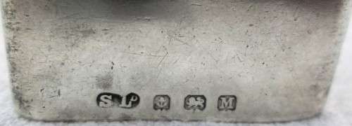 Birmingham 1936, British Silver Hallmarked Serviette Ring - Engraved "Jona" - Weight 28g