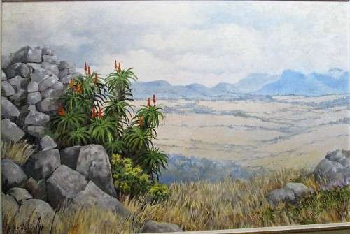 Stunning Large Original ND Linde Painting - Frame: 105cm/76cm; Picture: 88cm/58cm - Lovely Condition