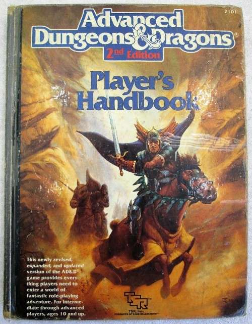 Advanced Dungeons & Dragons Player's Handbook, 2nd Edition - David "Zeb" Cook, 1989