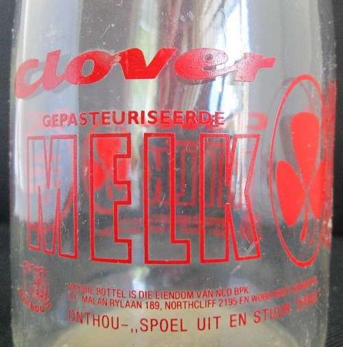 Vintage Clover Milk One Litre Bottle