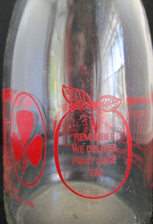 Vintage Clover Milk One Litre Bottle