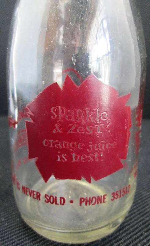 Vintage Clover Orange Juice 188ml Bottle
