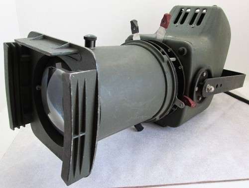 WOW WOW WOW Decorator's Item!!! Vintage Strand Electric Stage Light, Working! - 78cm/30cm/24cm