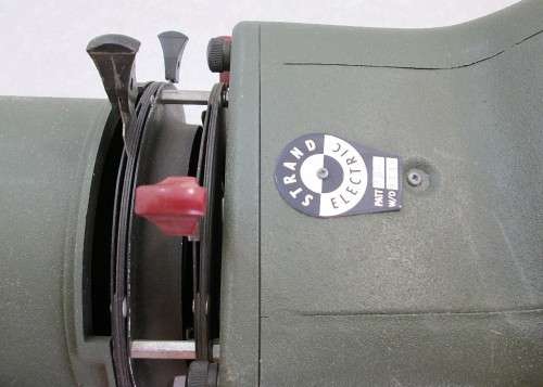 WOW WOW WOW Decorator's Item!!! Vintage Strand Electric Stage Light, Working! - 78cm/30cm/24cm
