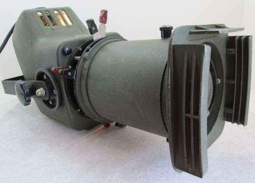 WOW WOW WOW Decorator's Item!!! Vintage Strand Electric Stage Light, Working! - 78cm/30cm/24cm