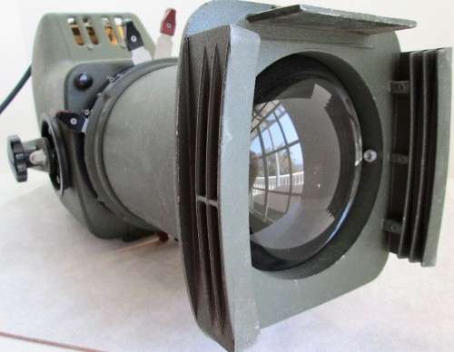 WOW WOW WOW Decorator's Item!!! Vintage Strand Electric Stage Light, Working! - 78cm/30cm/24cm