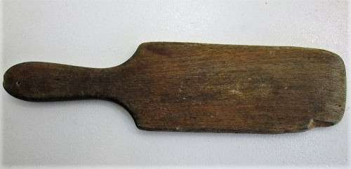 Vintage Wooden Butter Paddle, Well Used! - 29cm/7,5cm