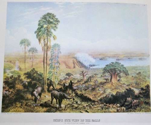 The Victoria Falls - Zambezi River - Full Set Thomas Bainbridge Lithographs, Books Of Zimbabwe, 1994