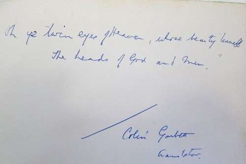 Sun of Tabriz: A Lyrical Introduction to Higher Metaphysics JALALUDDIN, RUMI (Signed! Colin Garbett)