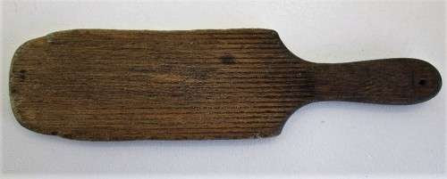 Vintage Wooden Butter Paddle, Well Used! - 29cm/7,5cm