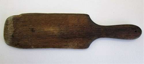Vintage Wooden Butter Paddle, Well Used! - 29cm/7,5cm