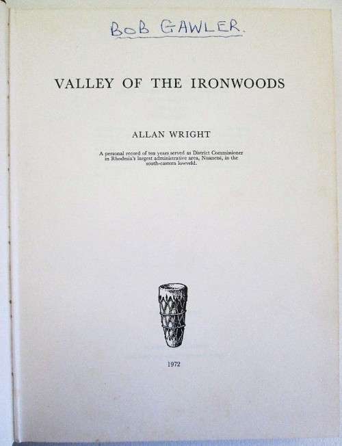 Valley Of The Ironwoods - Allan Wright - TV Bulpin, 1972