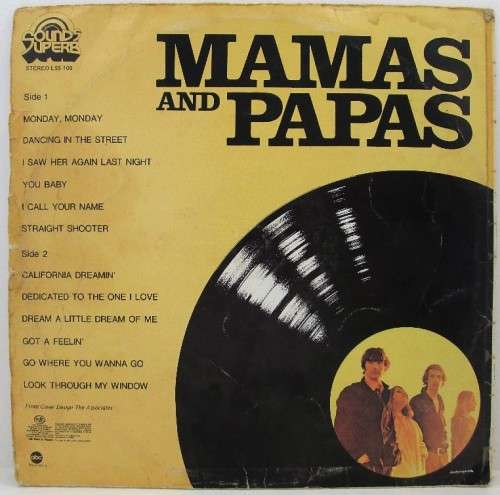 Mamas And Papas, The Best Of - ABC Records - Stereo LSS 100