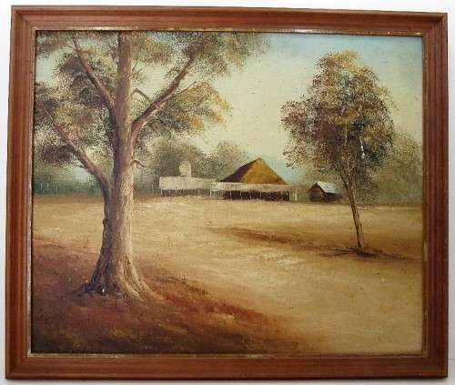 Framed Oil Painting - Total Size 56cm/47cm