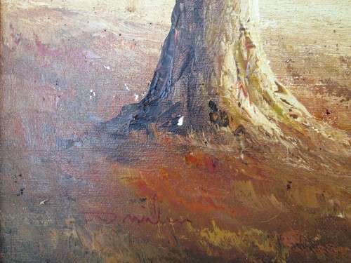 Framed Oil Painting - Total Size 56cm/47cm
