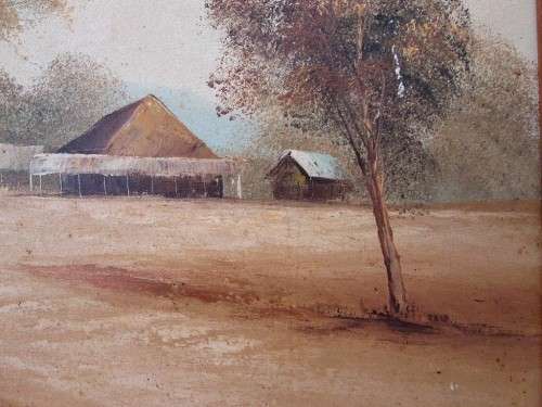 Framed Oil Painting - Total Size 56cm/47cm