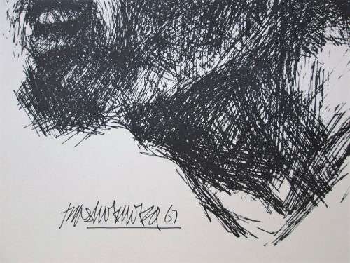 Striking Print, Pasted On Board - 41cm/34cm