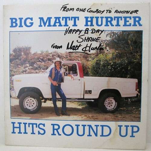 Matt Hurter - Hits Round Up - Trutone, 1991 - South African Music, Autographed