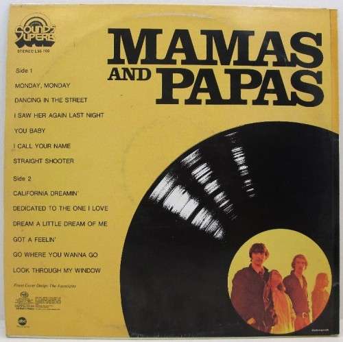 The Best Of The Mamas And The Papas - ABC Records - LSS 100