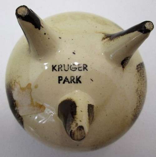 Gorgeous Set Of Kruger Park Ceramic Potjies - 7,5cm/9cm Each