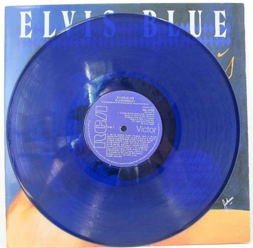 Elvis Presley - Elvis Blue - RCA Victor, 1984 - ML 4752 (Blue Vinyl, No Poster)