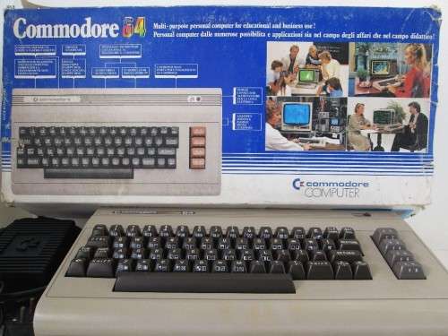 Vintage Commodore C64 Computer + Accessories