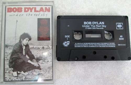 Bob Dylan - Under The Red Sky, 1990 - Cassette Tape