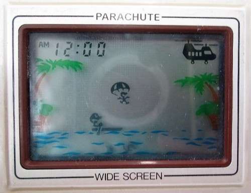 Vintage Nintendo Game & Watch - Parachute - Working, But Missing Back Cover