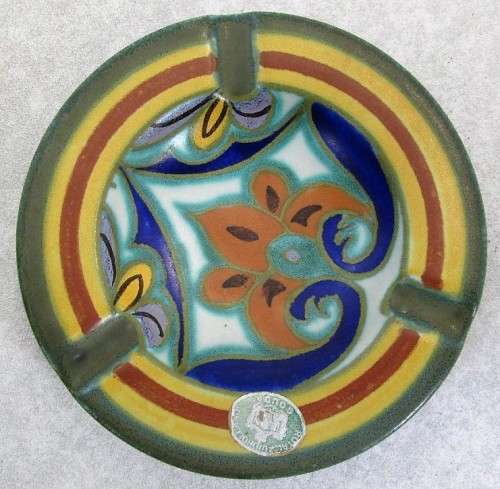 Beautiful Signed Dutch Ashtray - Diameter 13cm