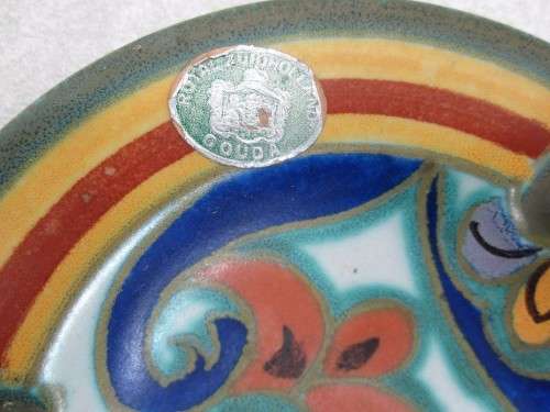 Beautiful Signed Dutch Ashtray - Diameter 13cm
