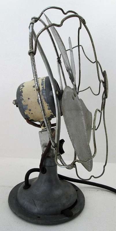 Vintage 1950's Steam Punk/Industrial Metal Limit Fan, Made In England - Working! - Height 36cm