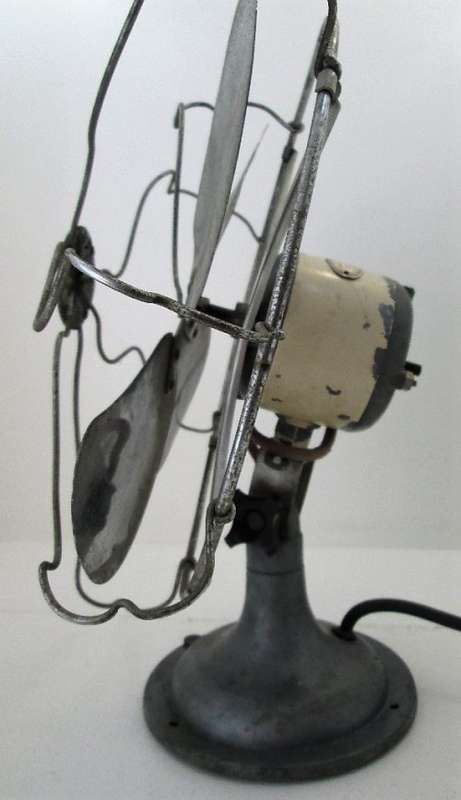 Vintage 1950's Steam Punk/Industrial Metal Limit Fan, Made In England - Working! - Height 36cm