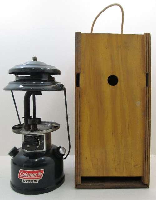 Coleman 214A700 Kerosene Lantern + Custom Made Box (NO GLASS)