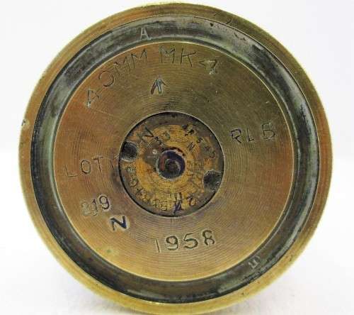 40MM MK4 Brass Shell Casing 1958 - 31cm/6cm