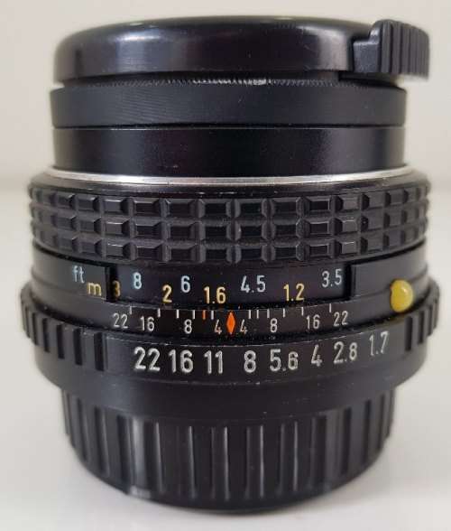 Asahi SMC Pentax-M 1:1.7 50mm + CPC Skylight (1A) 49mm